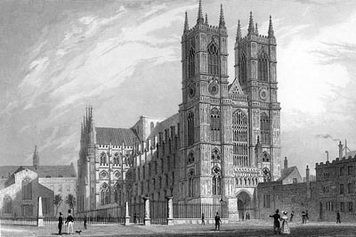 Westminster Abbey 19e s