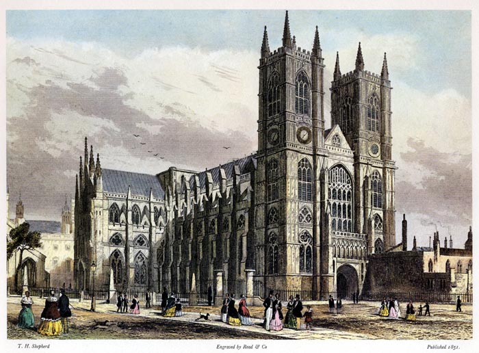 Westminster Abbey 1851