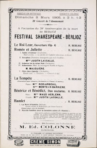 Shakespeare concert