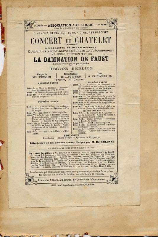 Concert 23/2/1879