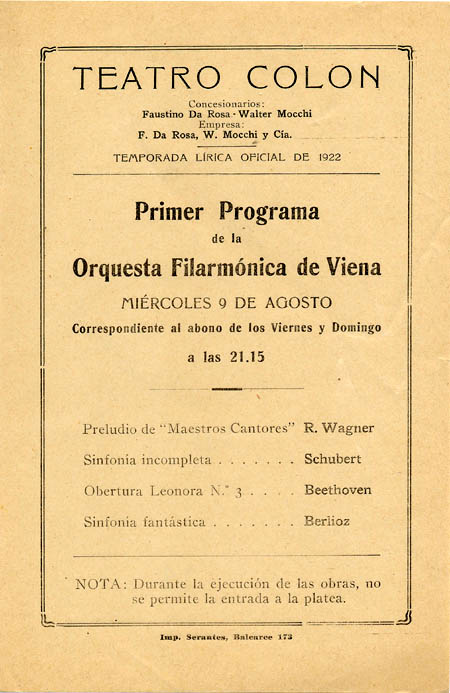 Concert 9/8/1922